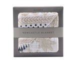 Newcastle Classics Pyramid And Boho Fields Cotton Muslin Newcastle Blanket - 