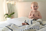 Newcastle Classics Pyramid And Boho Fields Cotton Muslin Newcastle Blanket - 