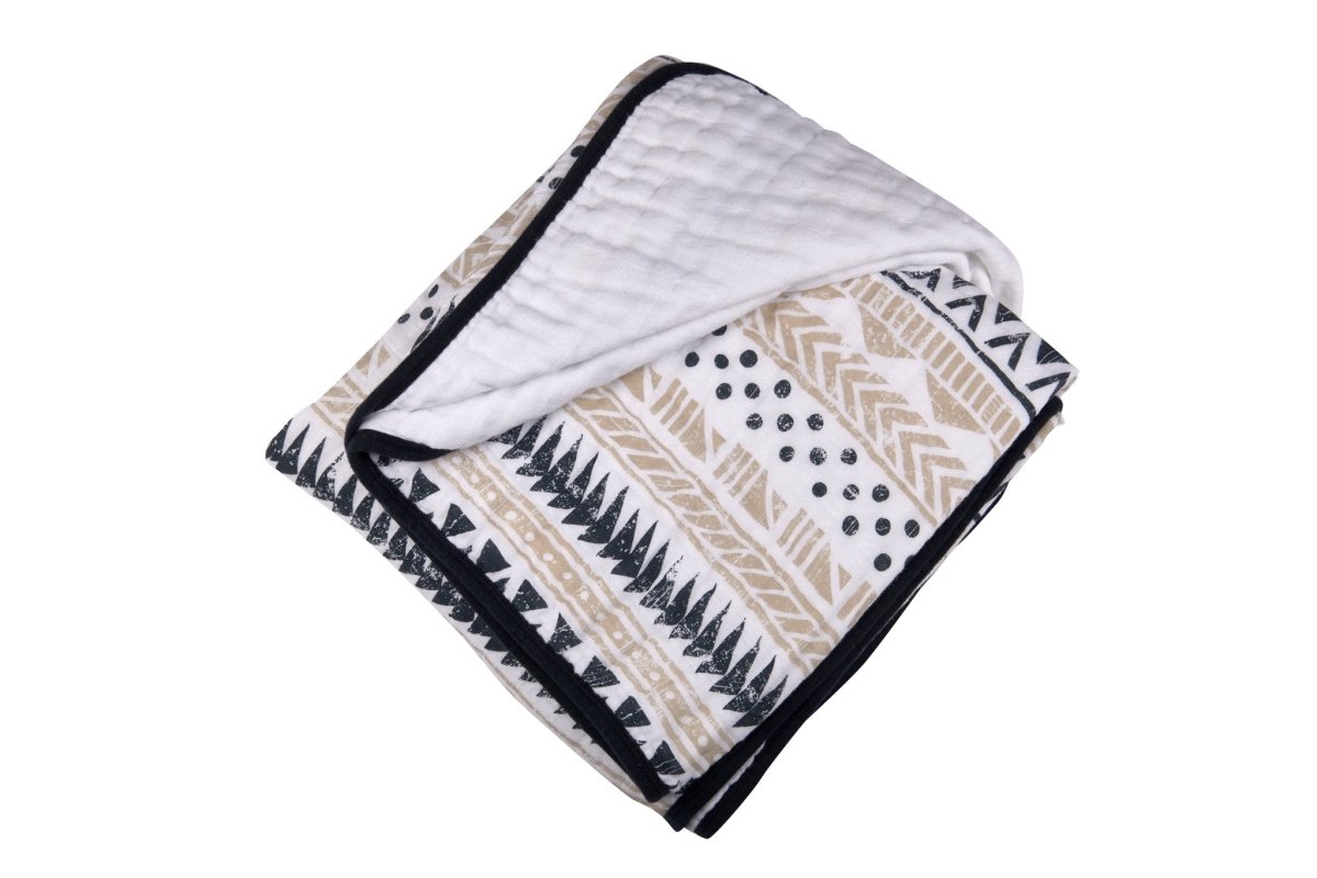 Newcastle Classics Pyramid Cotton Muslin Newcastle Blanket for Kids with Soft Breathable Comfort - 