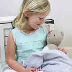 Goosewaddle® | Newborn Baby Blankets Toys Teethers Bibs & More Quality Plush Bear Stuffed Animal for Infants and Toddlers 14 Inches Tall - 