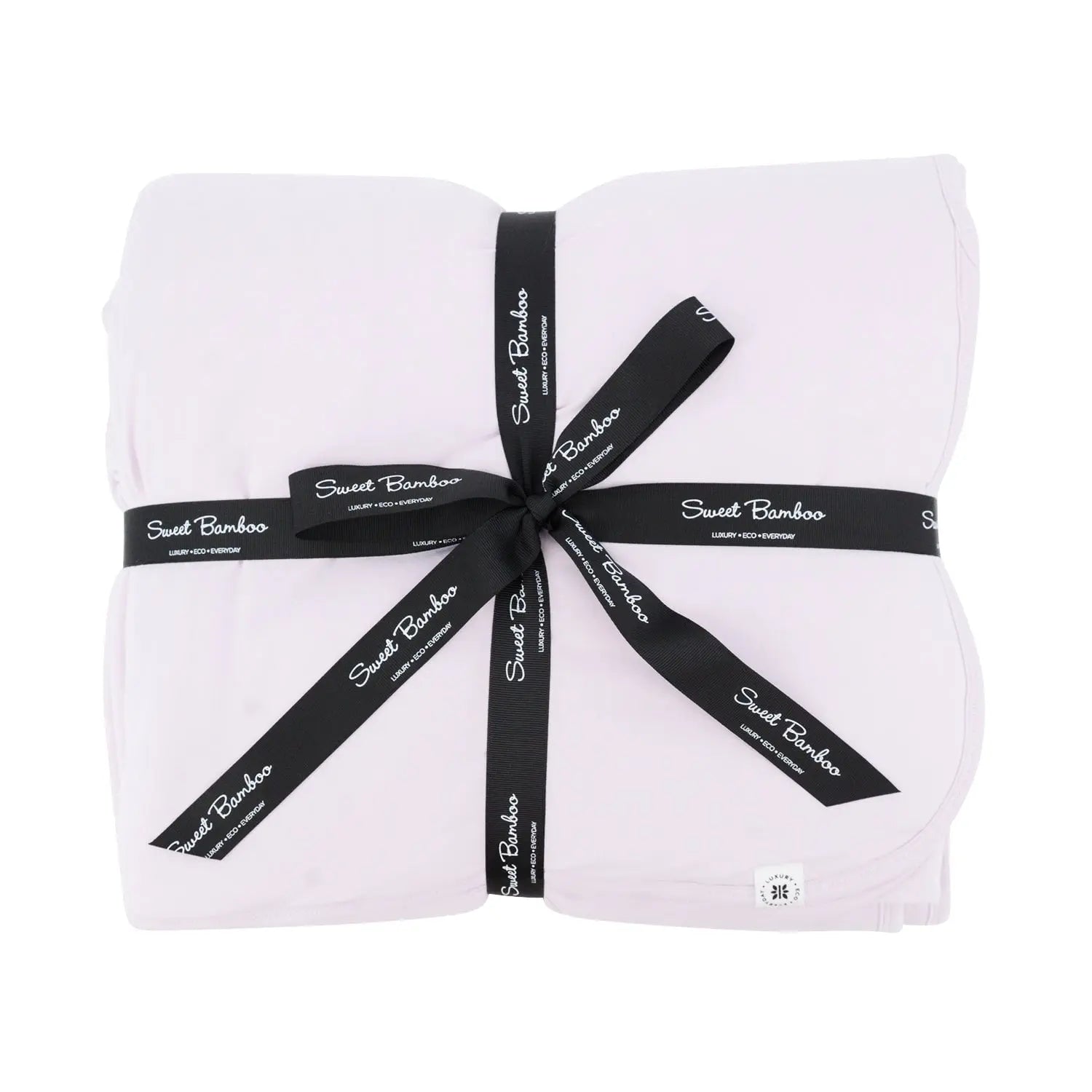 Quilted Blanket Softest Ecolux Fabric Double Layered Cozy Bedding Sweet Bamboo
