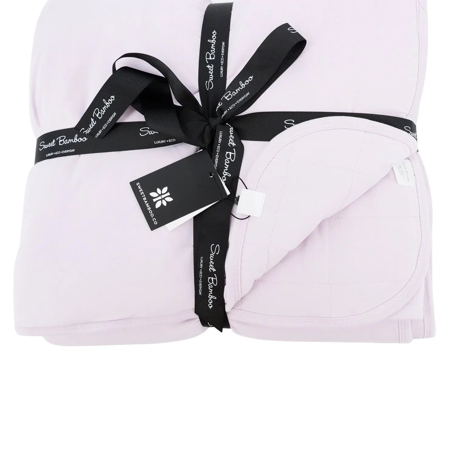 Quilted Blanket Softest Ecolux Fabric Double Layered Cozy Bedding Sweet Bamboo