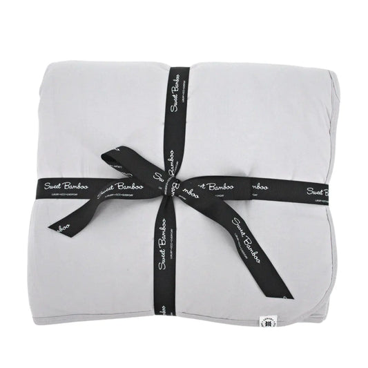 Quilted Blanket Made with Ecolux Fabric and Fluffy Fill for Ultimate Comfort Sweet Bamboo