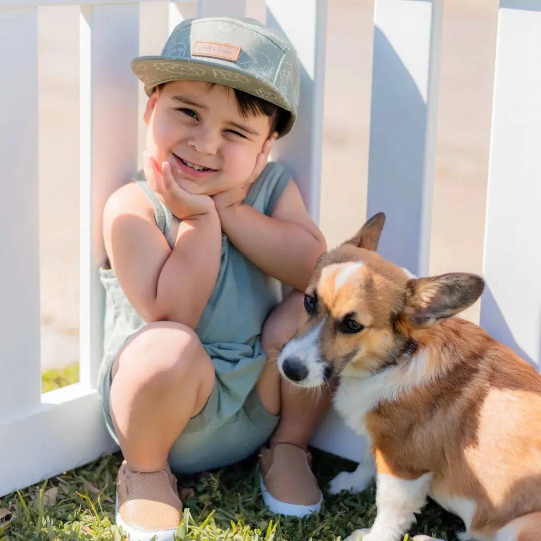 Little Love Bug Co. Quinns Sneakers with Decorative Pull Tabs for Fashion - Forward Women - 