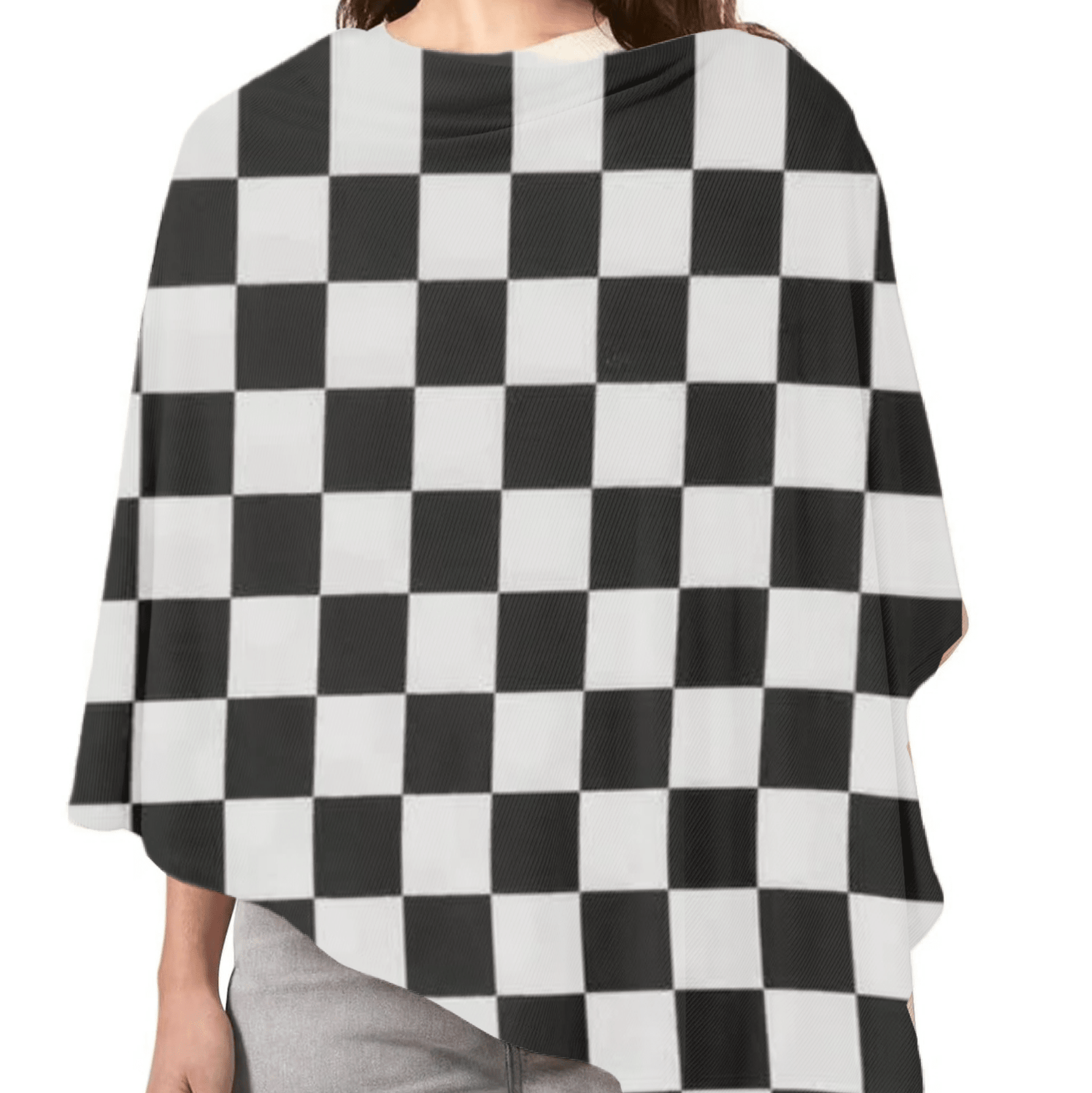 Little Mae & Co Race Black & White Checkered Carseat CoverEveretts Place
