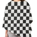 Little Mae & Co Race Black & White Checkered Carseat Cover - 