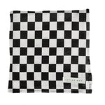 Little Mae & Co Race Black & White Checkered Stretch Swaddle - 