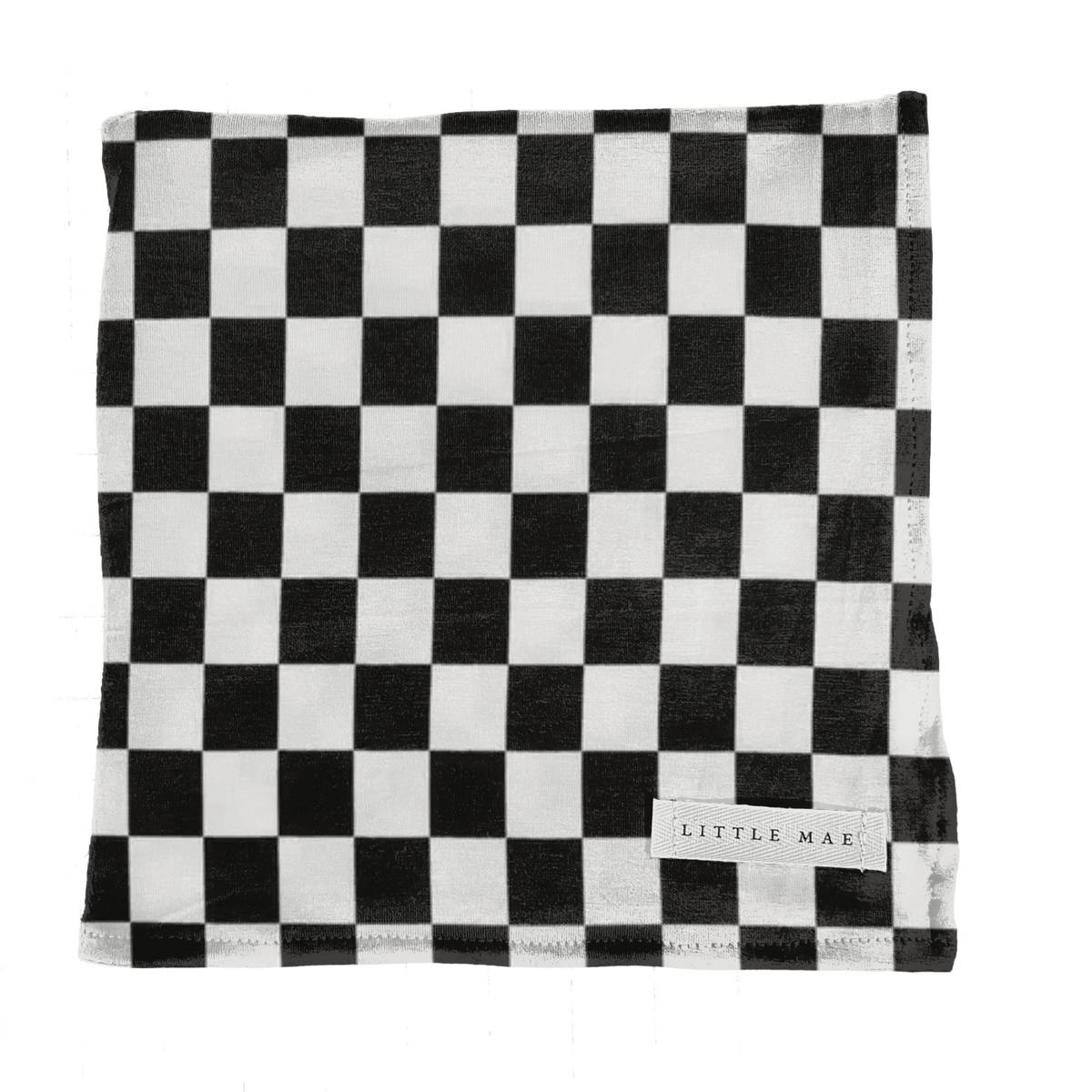Little Mae & Co Race Black & White Checkered Stretch SwaddleEveretts Place