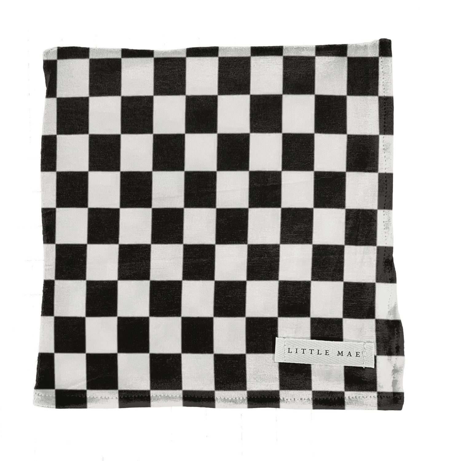 Little Mae & Co Race Black & White Checkered Stretch SwaddleEveretts Place