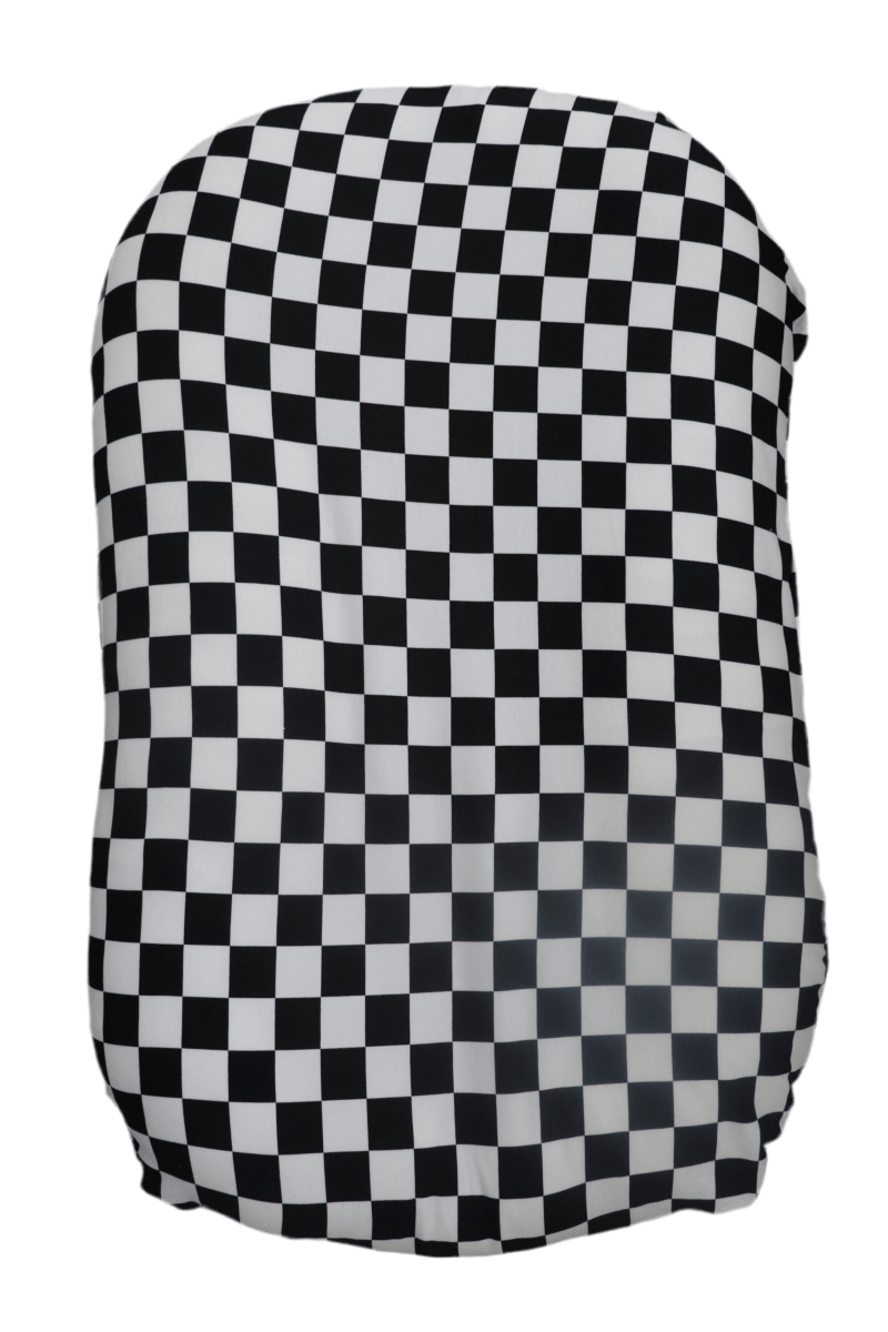Little Mae & Co Race Checkered Baby Lounger Cover Snuggle Me Compatible - Everetts Place Boutique - 
