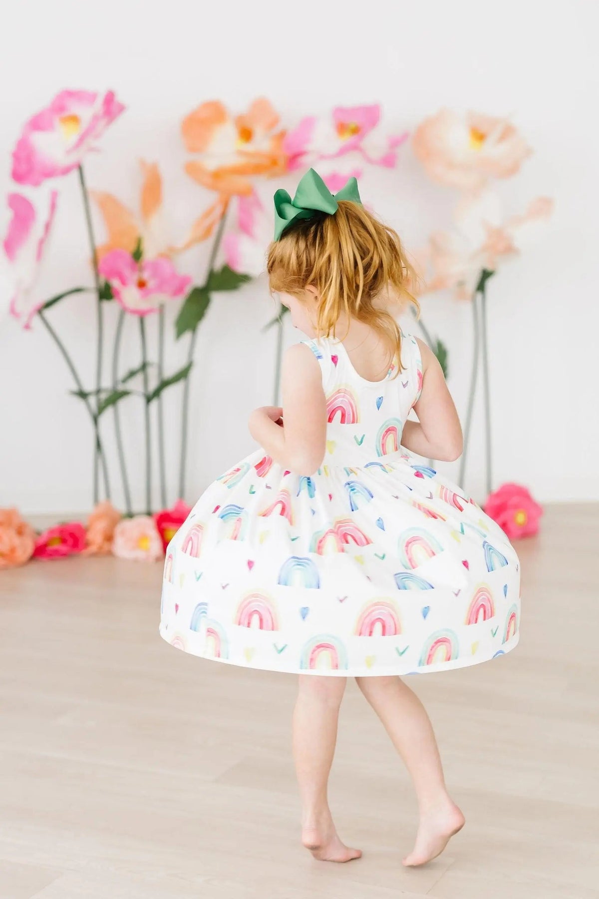 Mila & Rose ® Radiant Rainbows Tank Twirl Dress - 