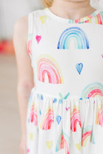 Mila & Rose ® Radiant Rainbows Tank Twirl Dress - 