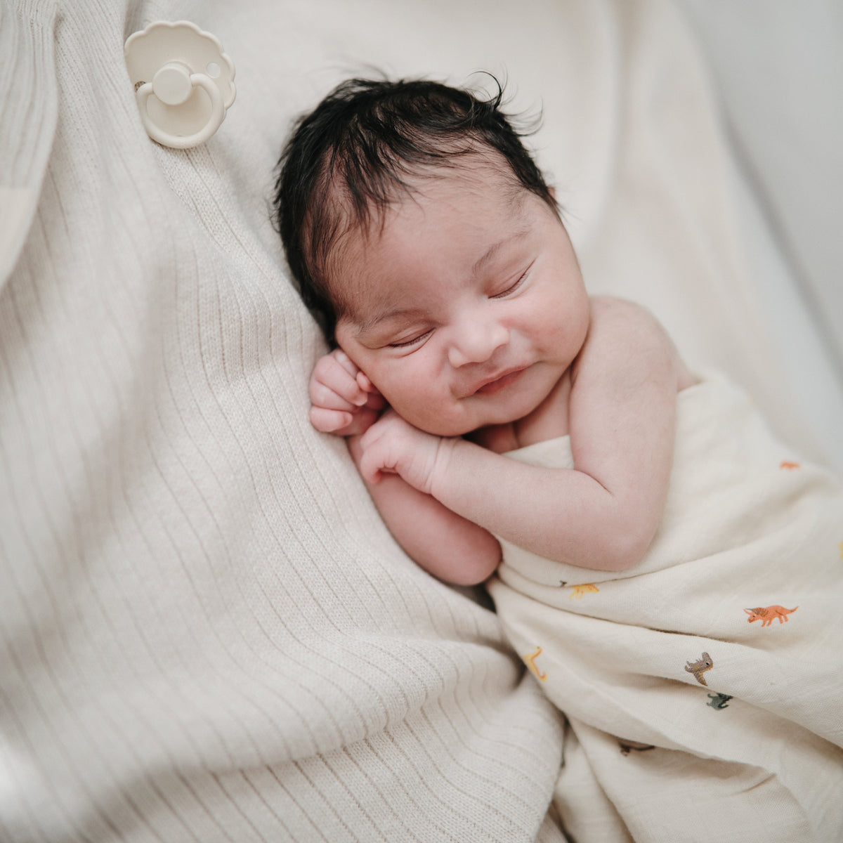 Organic Cotton Muslin Swaddle Blanket by Mushie