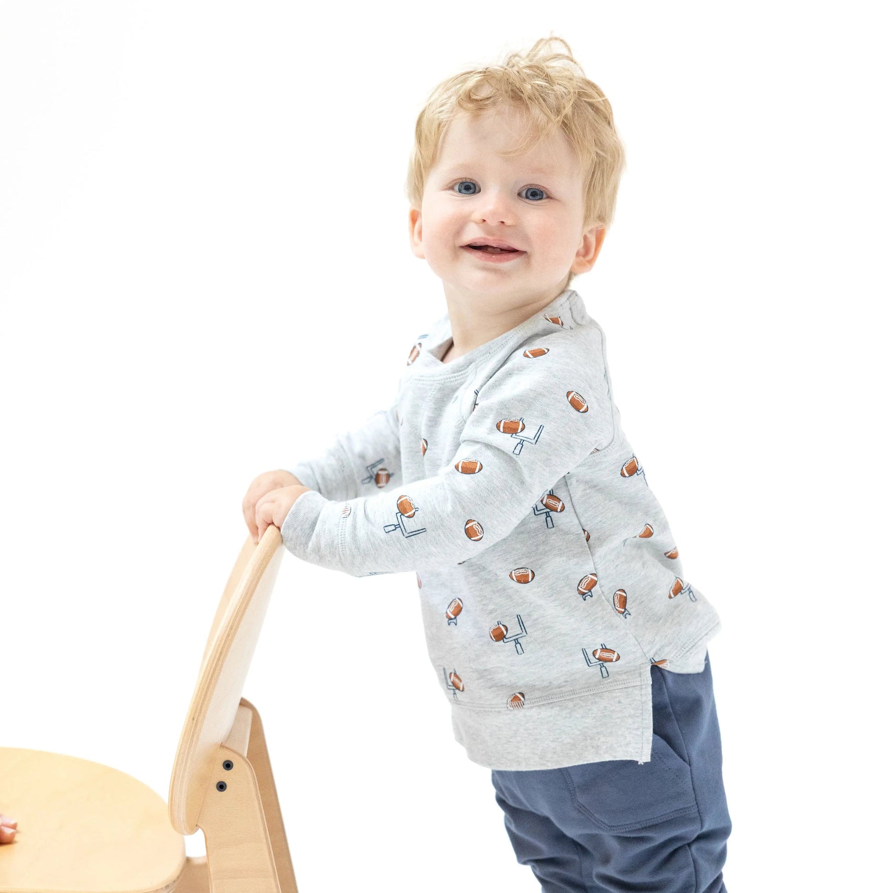 Angel Dear Raglan Sweatshirt and Jogger Pant Set Organic Cotton Comfortable Athleisure Wear - 