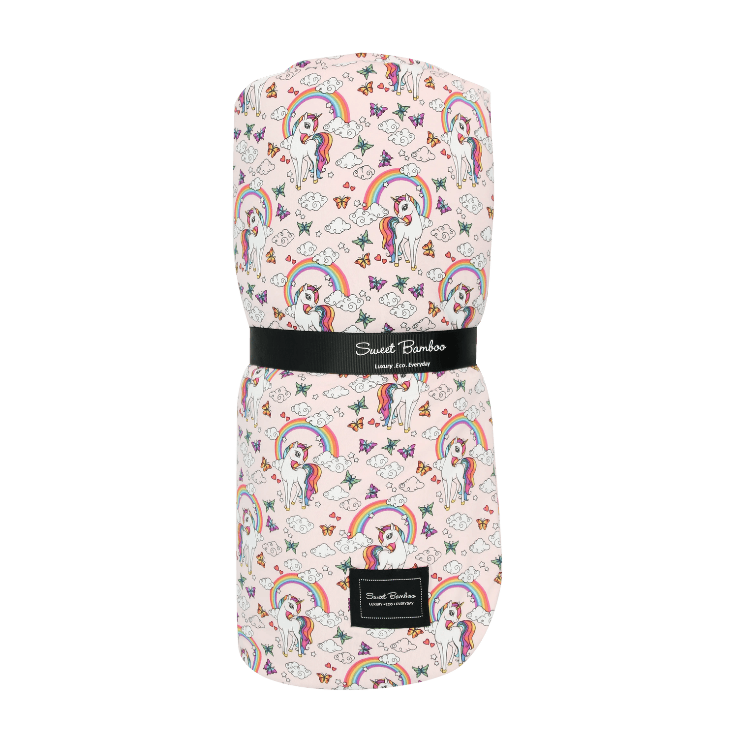 Sweet Bamboo Rainbow Bright Big Kid Cloud Blanket - 