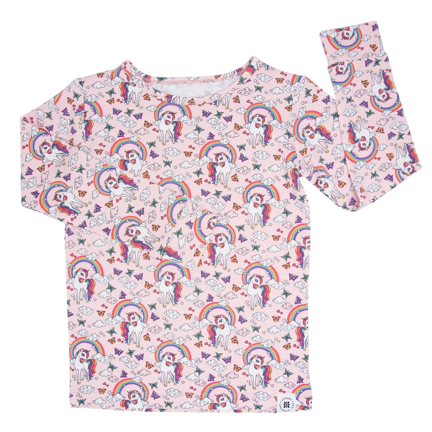 Rainbow Bright Big Kid Pajama Set for Cozy Nights Sleepwear Sweet Bamboo Everetts Place: Online Boutique
