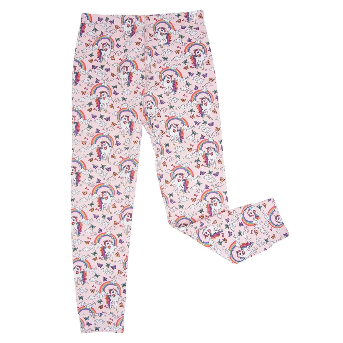 Sweet Bamboo Rainbow Bright Big Kid Pajama Set - 