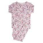 Sweet Bamboo Rainbow Bright Big Kid Pajama Set - 