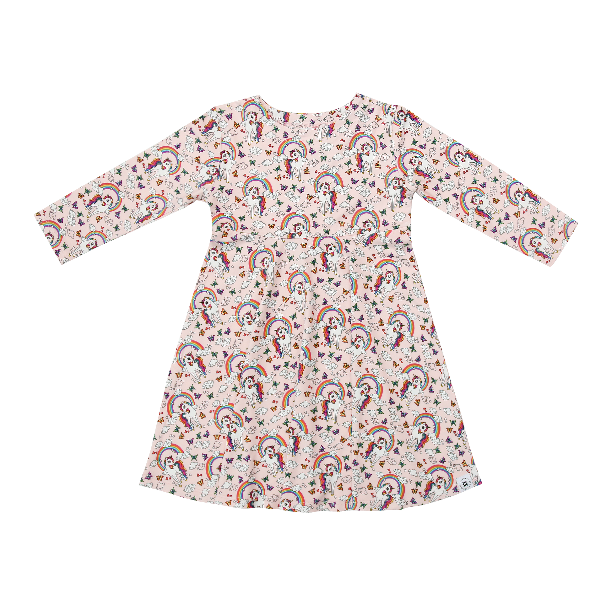 Rainbow Bright Swirly Girl Dress Sweet Bamboo Everetts Place: Online Boutique