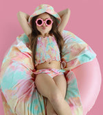 DREAM BIG LITTLE CO RAINBOW CLOUDS DREAM SMOCKED TANKINI TWO PIECE SWIM SUITEveretts Place