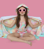 DREAM BIG LITTLE CO RAINBOW CLOUDS DREAM SMOCKED TANKINI TWO PIECE SWIM SUITEveretts Place