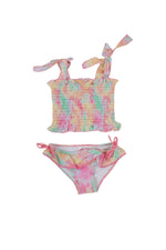 DREAM BIG LITTLE CO RAINBOW CLOUDS DREAM SMOCKED TANKINI TWO PIECE SWIM SUITEveretts Place