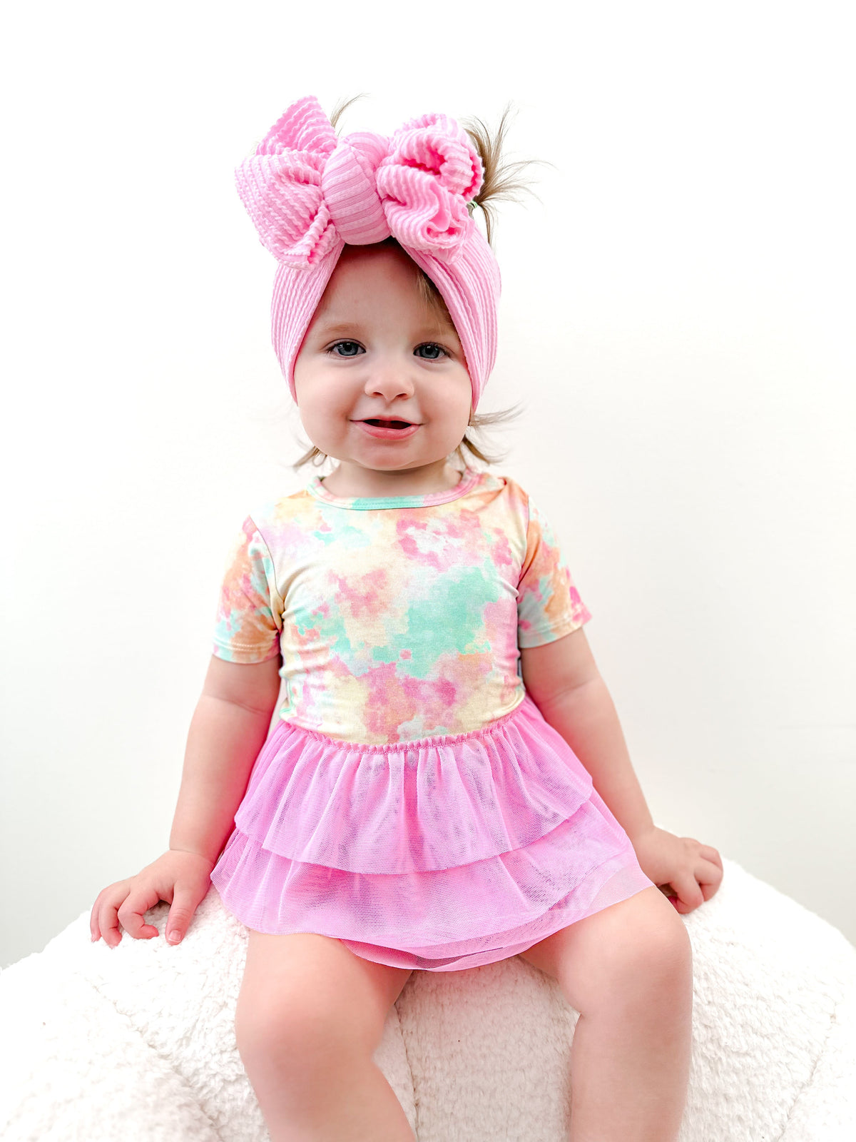 DREAM BIG LITTLE CO RAINBOW CLOUDS DREAM TUTU BODYSUIT DRESSEveretts Place