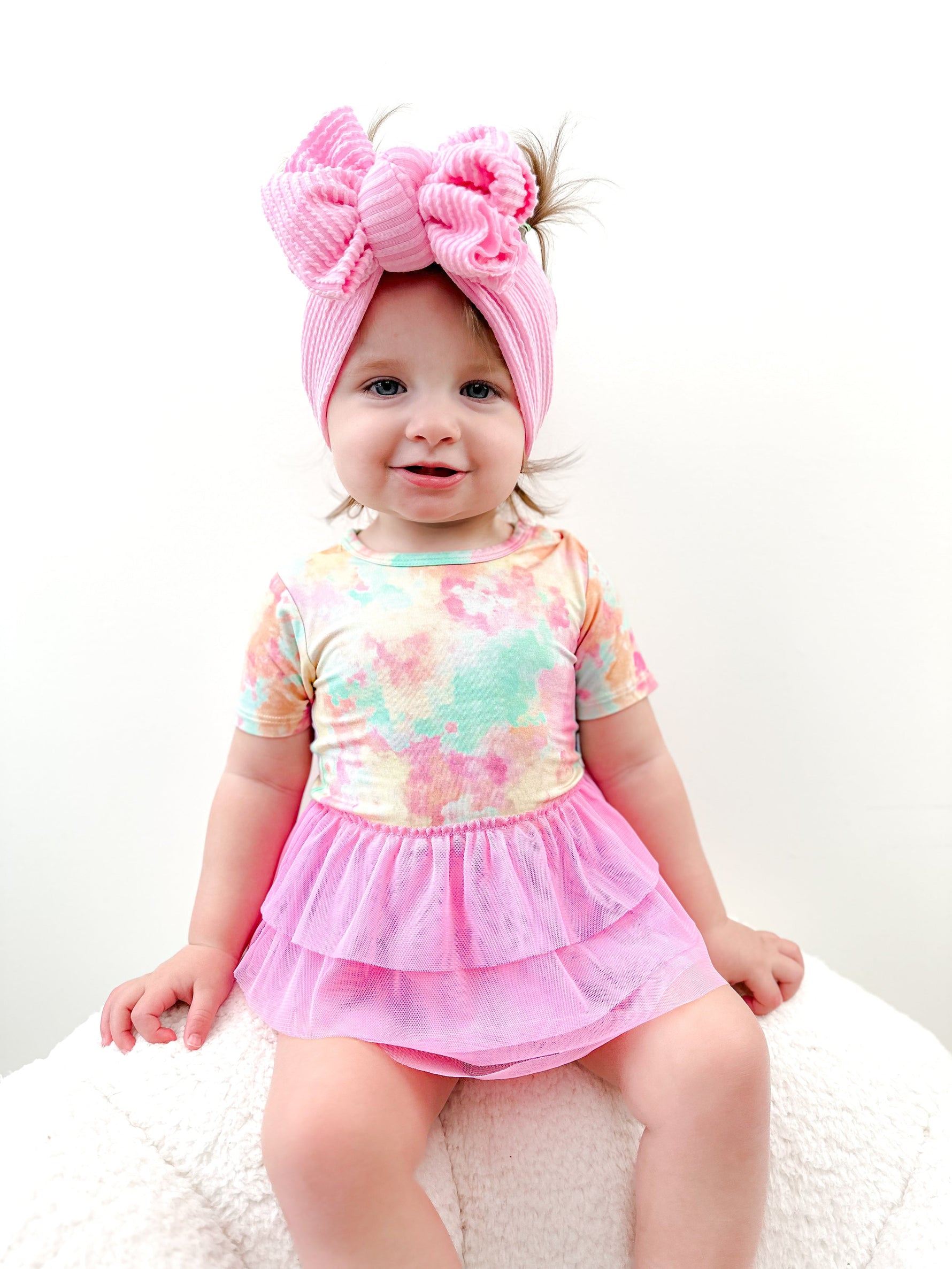 DREAM BIG LITTLE CO RAINBOW CLOUDS DREAM TUTU BODYSUIT DRESSEveretts Place