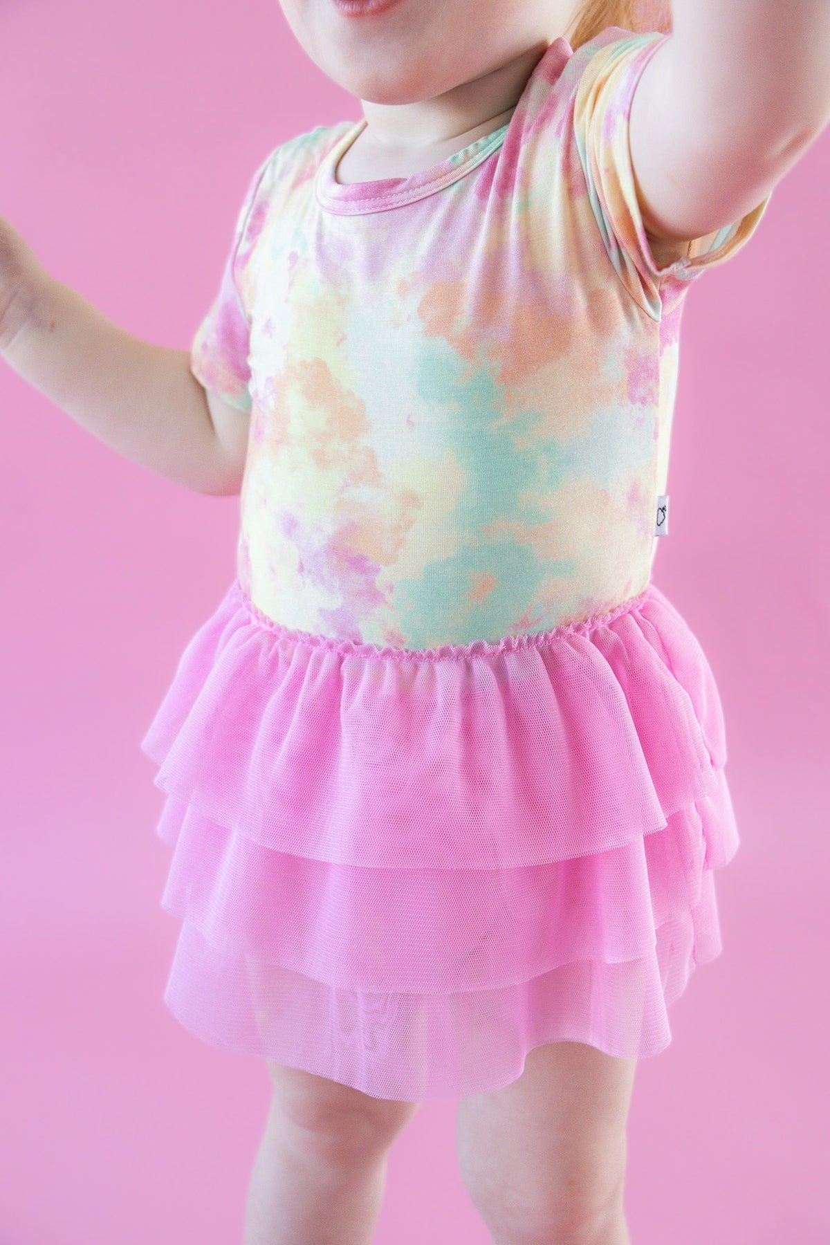 DREAM BIG LITTLE CO RAINBOW CLOUDS DREAM TUTU BODYSUIT DRESSEveretts Place