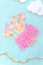 DREAM BIG LITTLE CO RAINBOW CLOUDS DREAM TUTU BODYSUIT DRESSEveretts Place