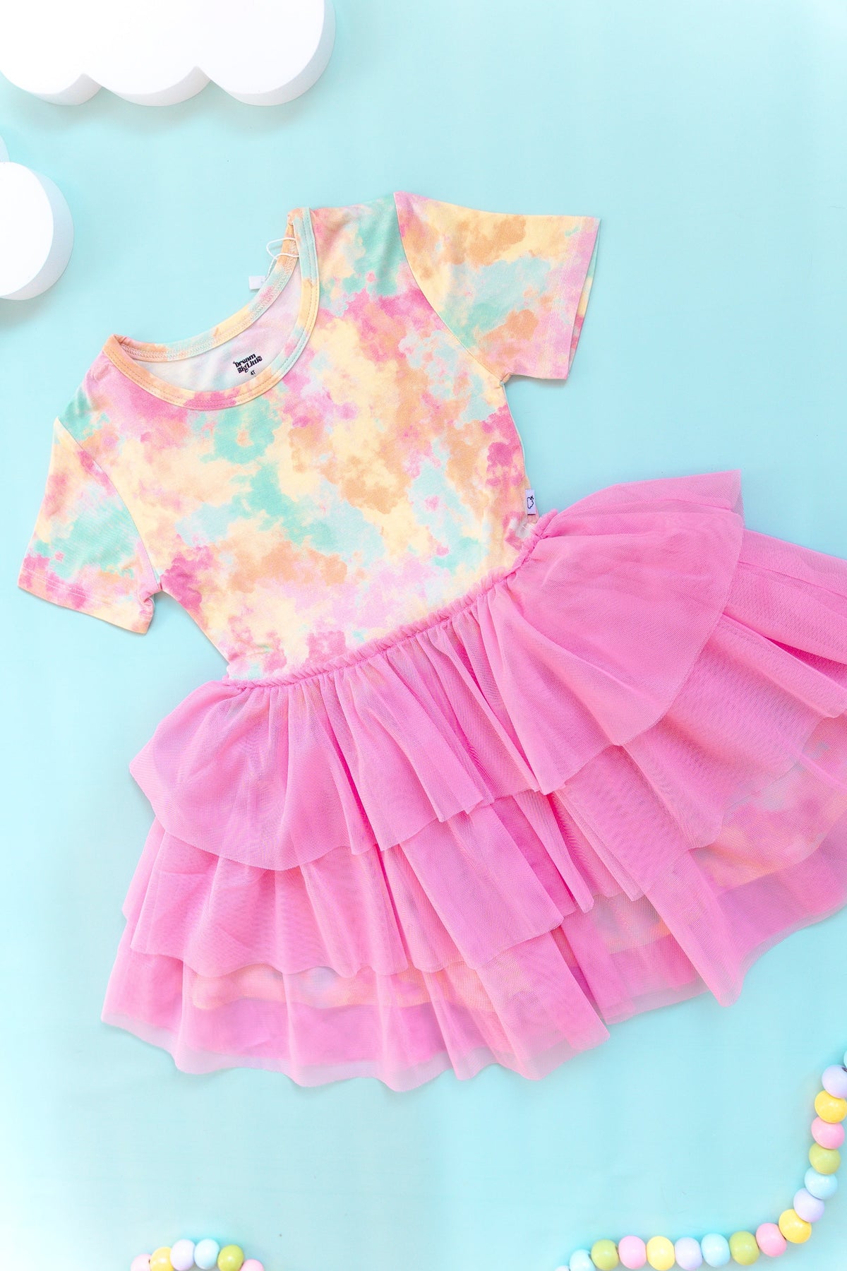 DREAM BIG LITTLE CO RAINBOW CLOUDS DREAM TUTU DRESSEveretts Place