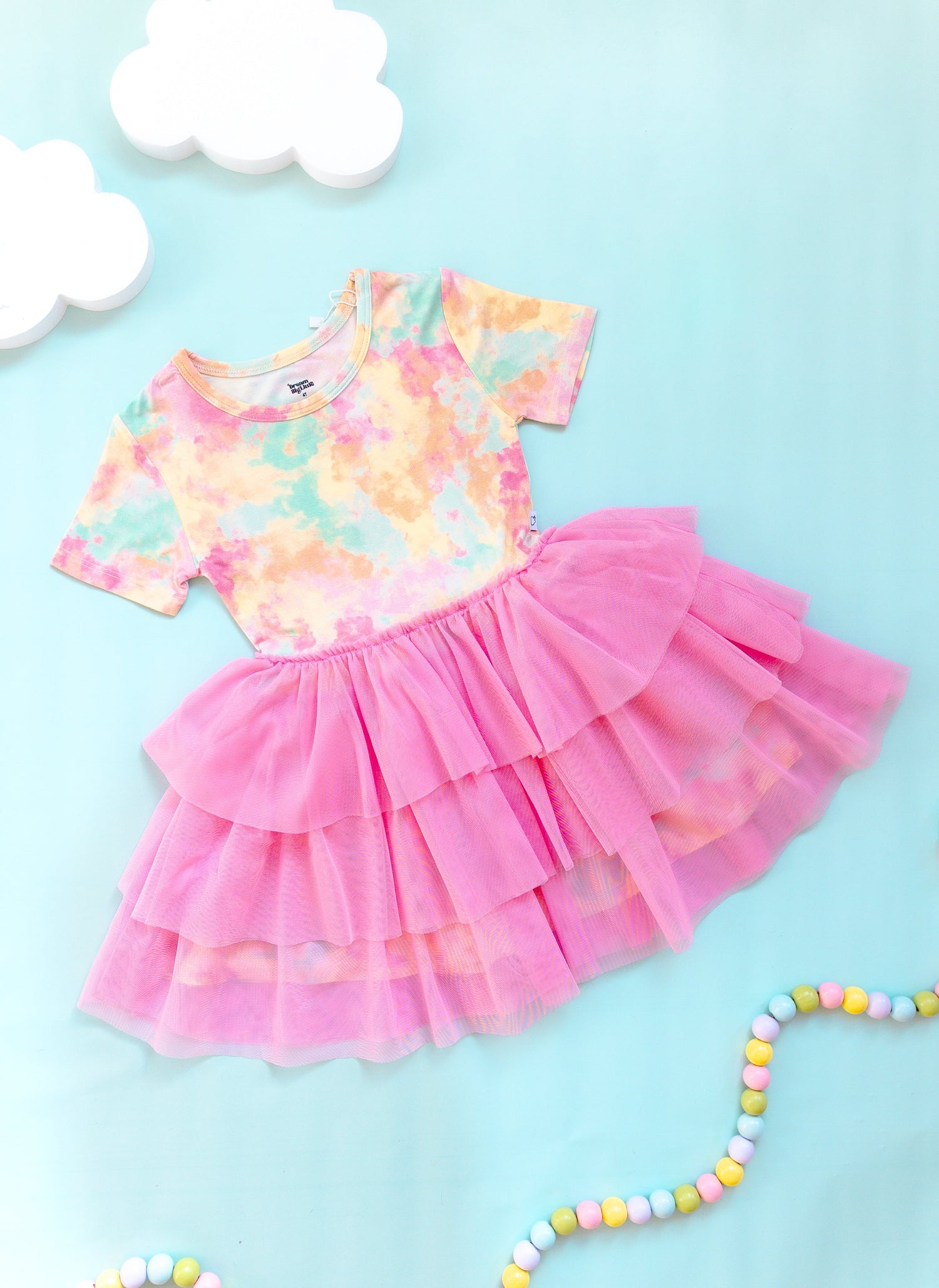 DREAM BIG LITTLE CO RAINBOW CLOUDS DREAM TUTU DRESSEveretts Place