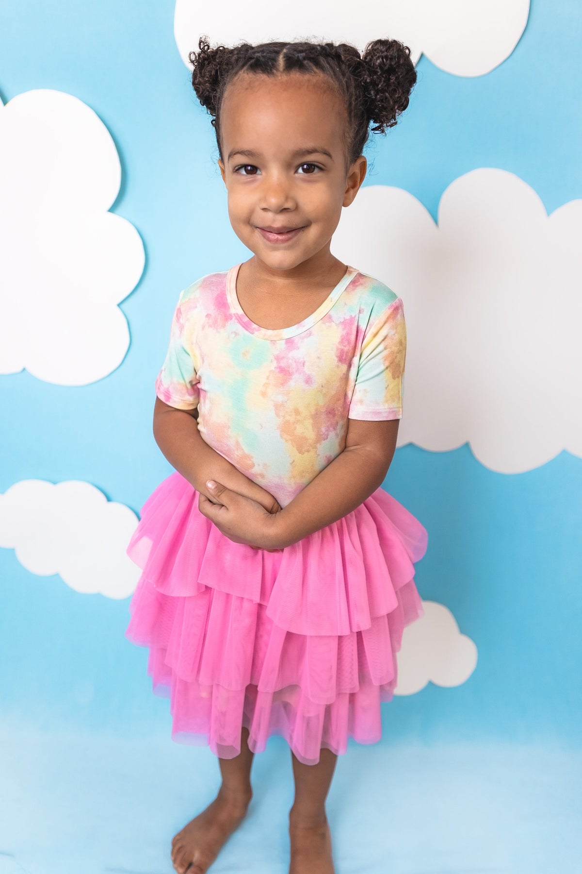 DREAM BIG LITTLE CO RAINBOW CLOUDS DREAM TUTU DRESSEveretts Place