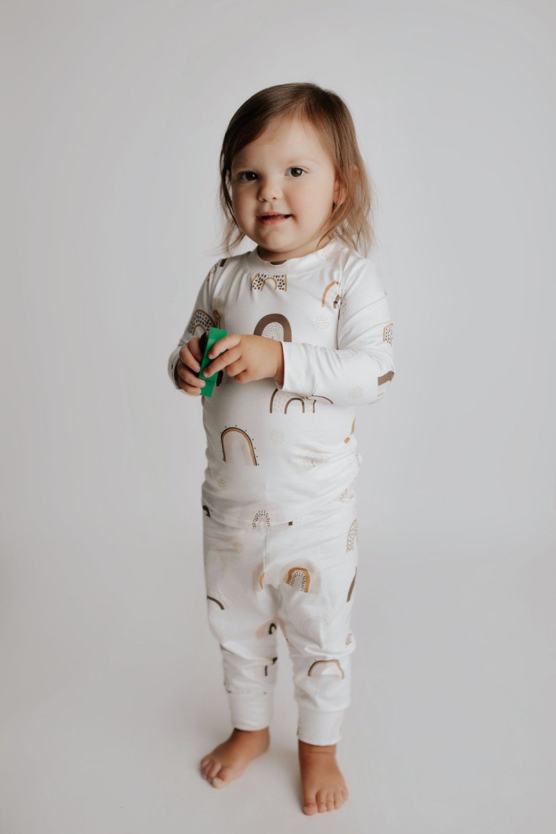 Three Little Tots Rainbow Jammies - 