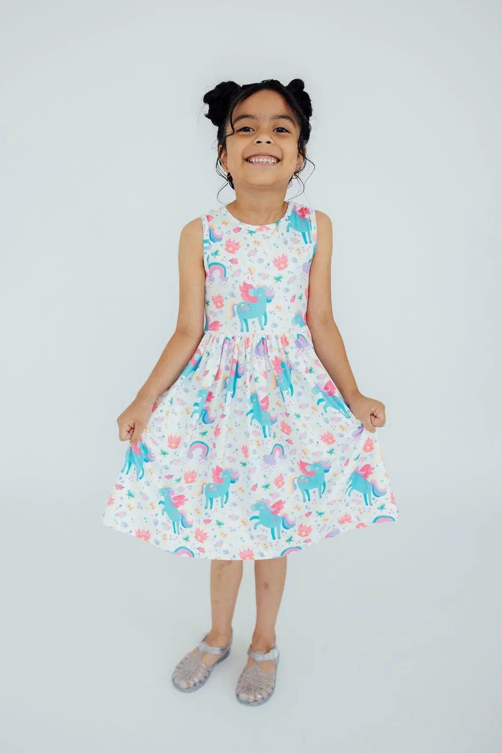 Mila & Rose ® Rainbow Meadows Tank Twirl Dress - 
