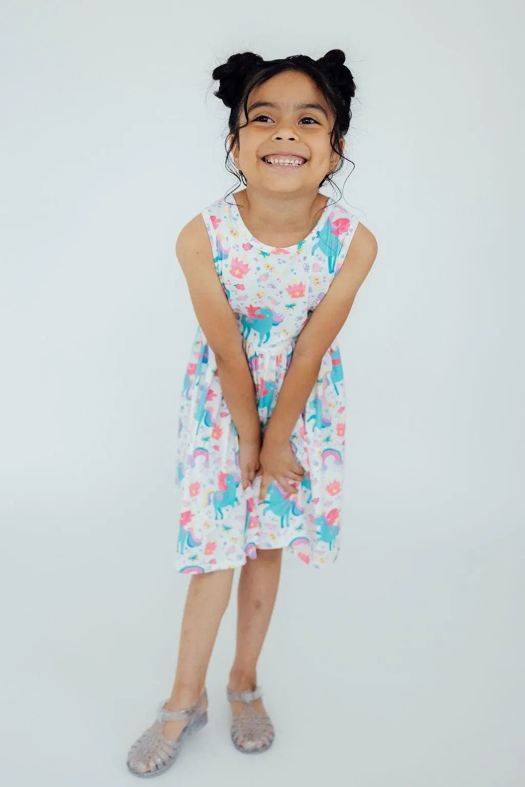 Mila & Rose ® Rainbow Meadows Tank Twirl Dress - 