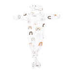 Three Little Tots Rainbow Newborn Knotted Baby Gown - 