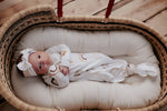 Three Little Tots Rainbow Newborn Knotted Baby Gown - 