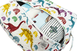 Texas Tushies Rainbow Roar Diaper Pod with PUL Layers and Snap Handle for Busy Parents - Baby & Toddler > Diapering > Diaper Wet Bags Diapers