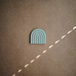 Mushie Rainbow Silicone Teether for Babies Non - Toxic Food - Grade Safe Gummy Toy - 