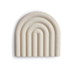 Mushie Rainbow Silicone Teether for Babies Non - Toxic Food - Grade Safe Gummy Toy - 