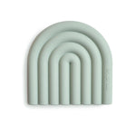 Mushie Rainbow Silicone Teether for Babies Non - Toxic Food - Grade Safe Gummy Toy - 