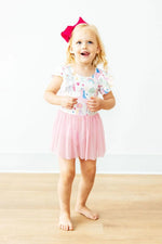 Mila & Rose ® Rainbow Vibes S/S Twirl Leotard - 