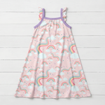 Rainbow Wishes Flutter Sleeve Dress by Bestaroo