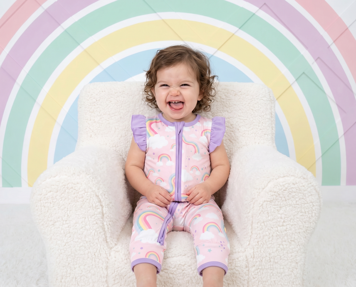 Rainbow Wishes Romper by Bestaroo