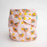 Kinder Cloth Diaper Co. Space and Sky: Essentials Pocket Cloth Diaper with Athletic Wicking Jersey, Grows with your Baby