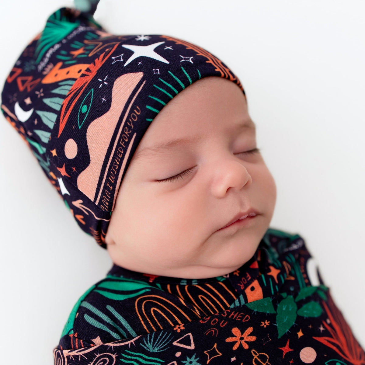 Raising Mama Raising Mama Bamboo Newborn Cap Cozy Soft Fit for Baby