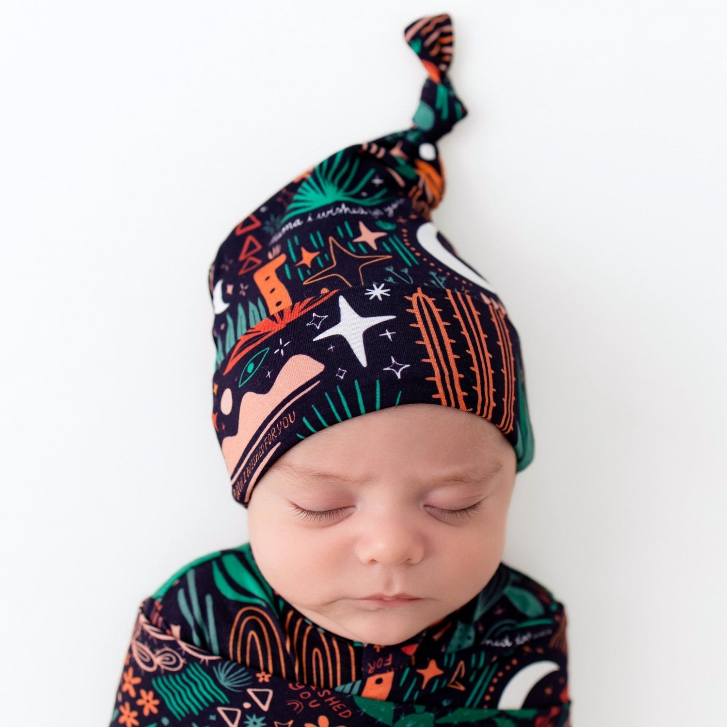 Raising Mama Raising Mama Bamboo Newborn Cap Cozy Soft Fit for Baby