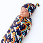 Raising Mama Raising Mama Bamboo Newborn Cap With Soft Knot For Babies