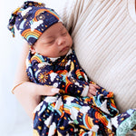 Raising Mama Raising Mama Bamboo Newborn Cap With Soft Knot For Babies